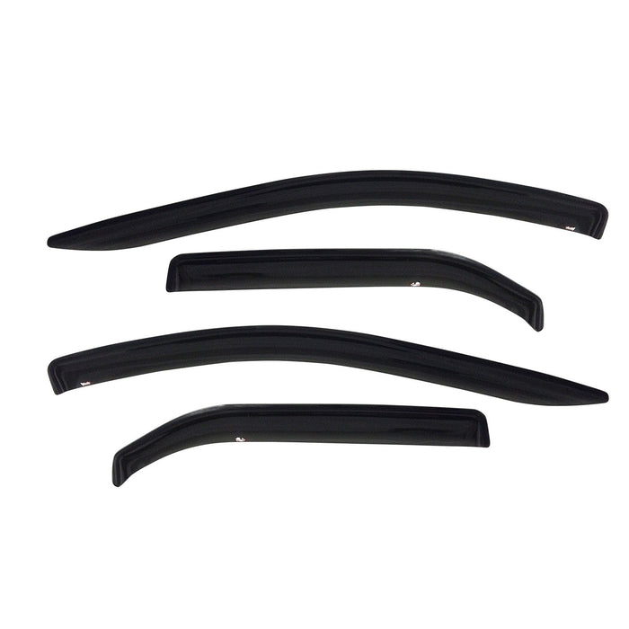 Westin 72-88450 Slim Wind Deflector; 4 pc.; Smoke; Tape-On; - Truck Part Superstore