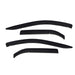 Westin 72-88450 Slim Wind Deflector; 4 pc.; Smoke; Tape-On; - Truck Part Superstore
