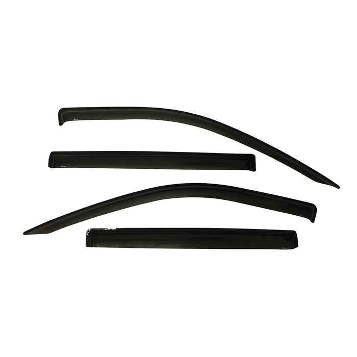 Westin 72-88452 Slim Wind Deflector; 4 pc.; Smoke; - Truck Part Superstore