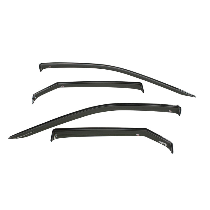 Westin 72-88454 Slim Wind Deflector; 4 pc.; Smoke; - Truck Part Superstore