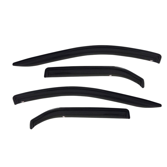 Westin 72-88486 Slim Wind Deflector; 4 pc.; Smoke; - Truck Part Superstore