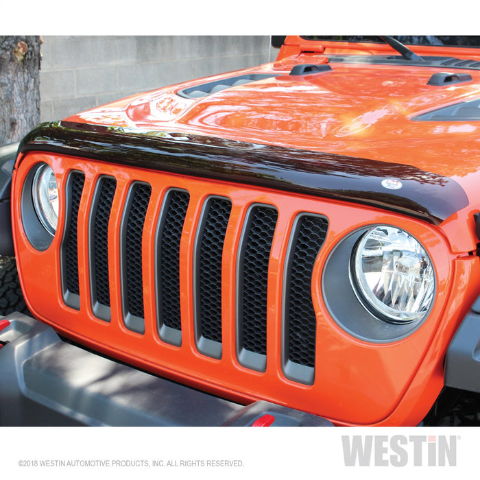 Westin 72-90152 Platinum Bug Shield; Smoke; - Truck Part Superstore