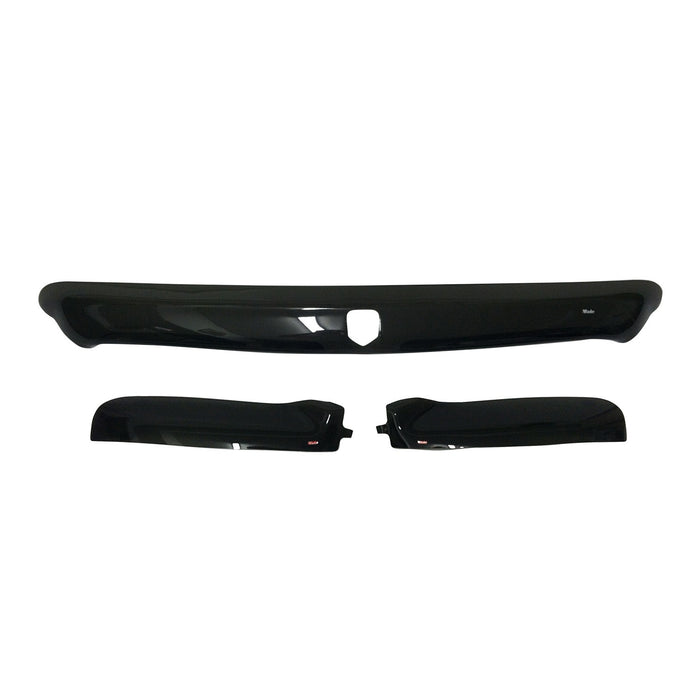 Westin 72-94128 Platinum Bug Shield; Smoke; 3 pc.; - Truck Part Superstore