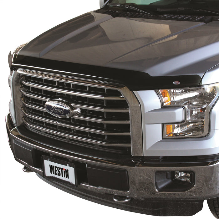 Westin 72-96154 Platinum Bug Shield; Smoke; - Truck Part Superstore