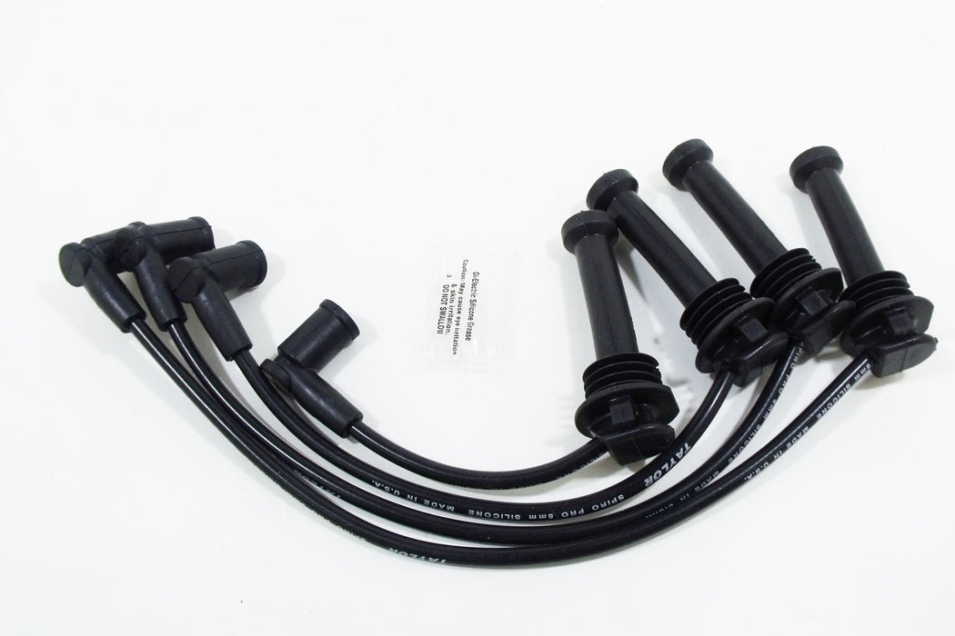 Taylor Cable 72009 8mm Spiro-Pro Ignition Wire Set; Black; Stock; 9.5 in.; OE Spark Plug Boot; - Truck Part Superstore