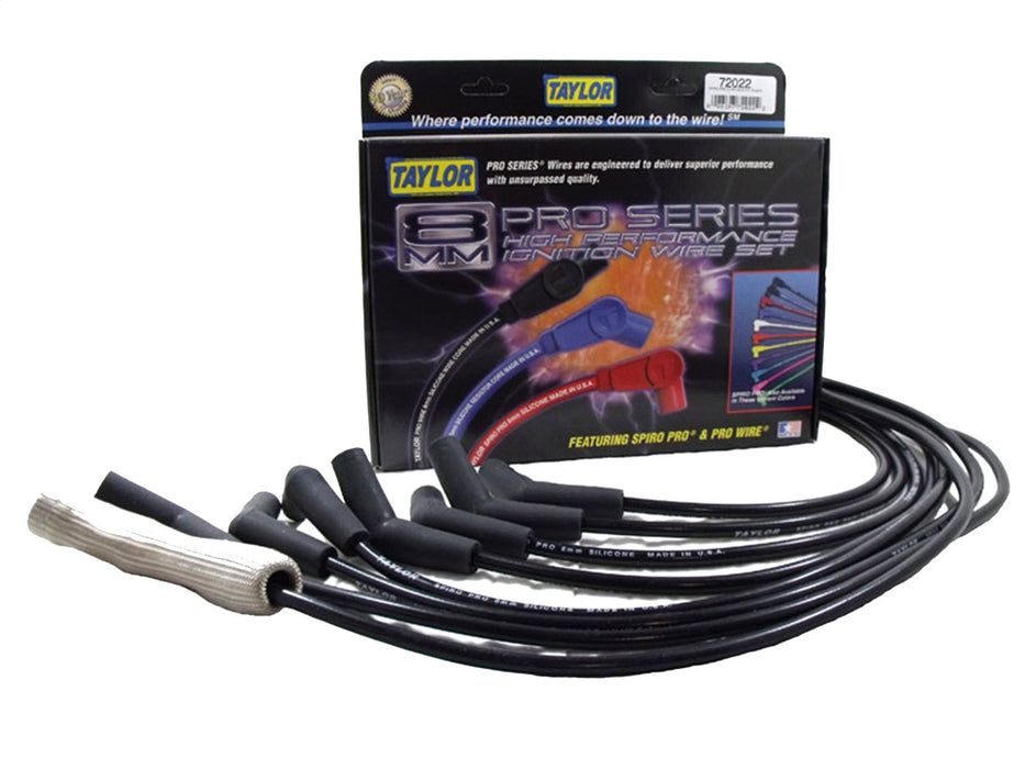 Taylor Cable 72022 8mm Spiro-Pro Ignition Wire Set - Truck Part Superstore