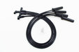Taylor Cable 72030 8mm Spiro-Pro Ignition Wire Set; Black; Stock; 11.75 in.; 180 Deg. Plug Boot; - Truck Part Superstore