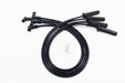 Taylor Cable 72030 8mm Spiro-Pro Ignition Wire Set; Black; Stock; 11.75 in.; 180 Deg. Plug Boot; - Truck Part Superstore