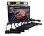 Taylor Cable 72041 8mm Spiro-Pro Ignition Wire Set; Black; Stock; 9.5 in.; OE Spark Plug Boot; - Truck Part Superstore