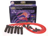 Taylor Cable 72200 8mm Spiro-Pro Ignition Wire Set; Red; Stock; 11.75 in.; 180 Deg. Plug Boot; - Truck Part Superstore
