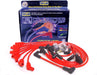 Taylor Cable 72202 8mm Spiro-Pro Ignition Wire Set; Spiro-Wound; Custom Fit; 135 deg.; Red; - Truck Part Superstore