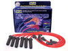 Taylor Cable 72210 8mm Spiro-Pro Ignition Wire Set; Red; Stock; 11.75 in.; 180 Deg. Plug Boot; - Truck Part Superstore