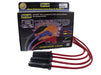 Taylor Cable 72211 8mm Spiro-Pro Ignition Wire Set; Red; Stock; 11.75 in.; 180 Deg. Plug Boot; - Truck Part Superstore