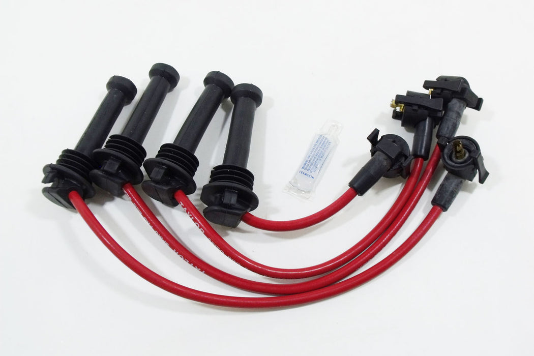 Taylor Cable 72215 8mm Spiro-Pro Ignition Wire Set; Red; Stock; 9.5 in.; OE Spark Plug Boot; - Truck Part Superstore