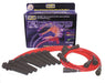 Taylor Cable 72226 8mm Spiro-Pro Ignition Wire Set; Red; Stock; 9.5 in.; OE Spark Plug Boot; - Truck Part Superstore