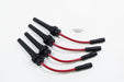 Taylor Cable 72227 8mm Spiro-Pro Ignition Wire Set; Red; Stock; 9.5 in.; OE Spark Plug Boot; - Truck Part Superstore