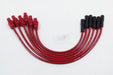 Taylor Cable 72243 8mm Spiro-Pro Ignition Wire Set; Red; Stock; 11.75 in.; 180 Deg. Plug Boot; - Truck Part Superstore