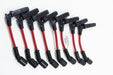 Taylor Cable 72244 8mm Spiro-Pro Ignition Wire Set; Red; Stock; 9.5 in.; OE Spark Plug Boot; - Truck Part Superstore