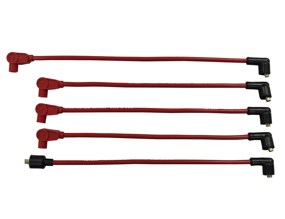Taylor Cable 72263 8mm Spiro-Pro Ignition Wire Set; Spiro-Wound; Custom Fit; 4 cyl.; V8; Red; - Truck Part Superstore