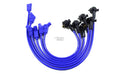 Taylor Cable 72603 8mm Spiro-Pro Ignition Wire Set; Spiro-Wound; Custom Fit; 135 deg.; Blue; - Truck Part Superstore