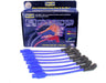Taylor Cable 72605 8mm Spiro-Pro Ignition Wire Set; Blue; Stock; 11.75 in.; 180 Deg. Plug Boot; - Truck Part Superstore