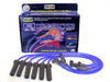 Taylor Cable 72606 8mm Spiro-Pro Ignition Wire Set; Blue; Stock; 11.75 in.; 180 Deg. Plug Boot; - Truck Part Superstore