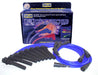Taylor Cable 72634 8mm Spiro-Pro Ignition Wire Set; Blue; Stock; 9.5 in.; OE Spark Plug Boot; - Truck Part Superstore