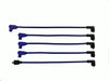 Taylor Cable 72698 8mm Spiro-Pro Ignition Wire Set; Spiro-Wound; Custom Fit; 4 cyl.; Blue; - Truck Part Superstore