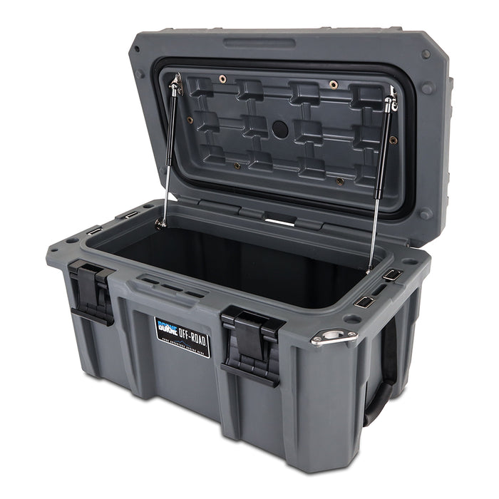 Mishimoto BNHC-053LG Borne Off-Road Hard Case, 53QT, Gunship Gray - Truck Part Superstore
