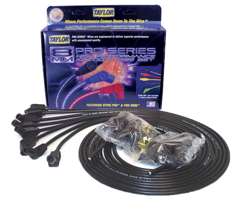 Taylor Cable 73053 8mm Spiro-Pro Ignition Wire Set - Truck Part Superstore