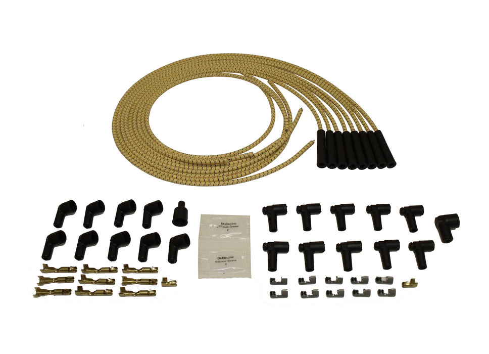 Taylor Cable 73055-C2S 7mm Spiro-Pro Cloth Ignition Wire Set - Truck Part Superstore