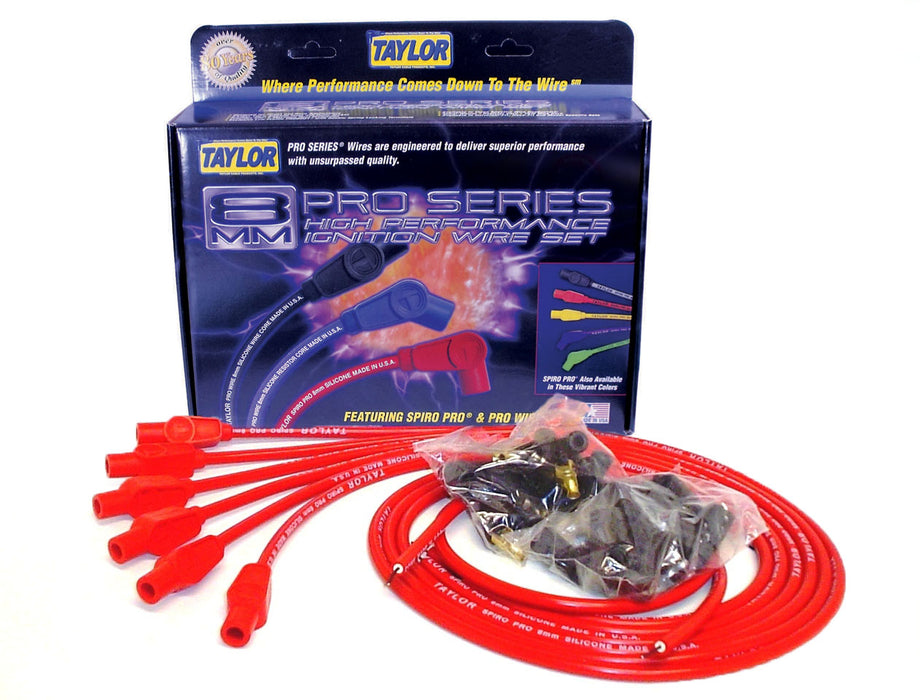 Taylor Cable 73245 8mm Spiro-Pro Ignition Wire Set - Truck Part Superstore