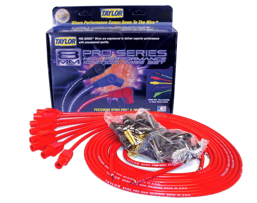 Taylor Cable 73255 8mm Spiro-Pro Ignition Wire Set - Truck Part Superstore