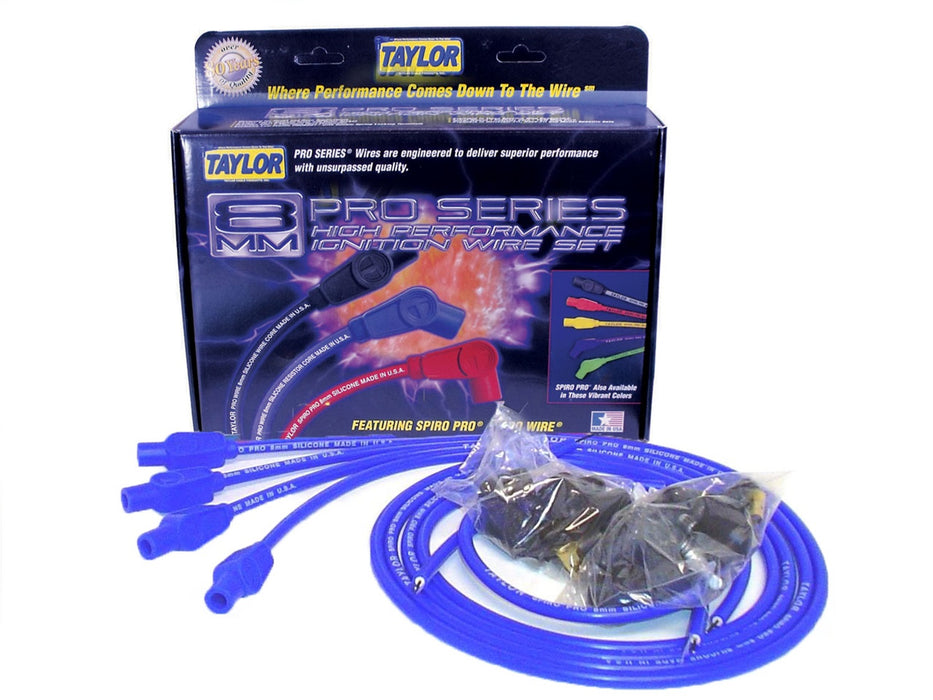 Taylor Cable 73635 8mm Spiro-Pro Ignition Wire Set - Truck Part Superstore