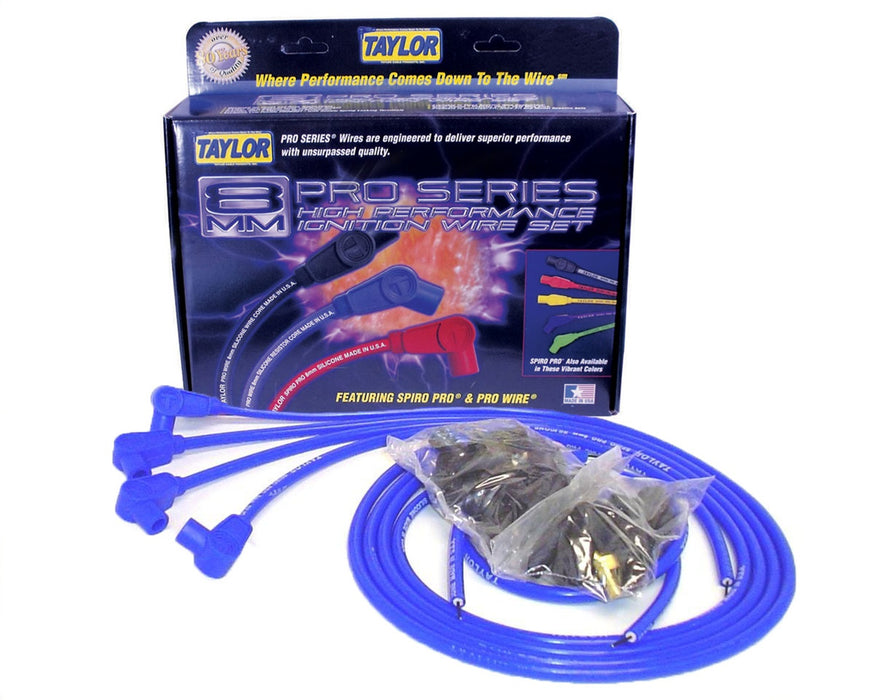 Taylor Cable 73637 8mm Spiro-Pro Ignition Wire Set - Truck Part Superstore