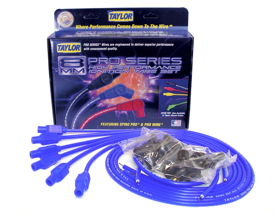 Taylor Cable 73645 8mm Spiro-Pro Ignition Wire Set - Truck Part Superstore