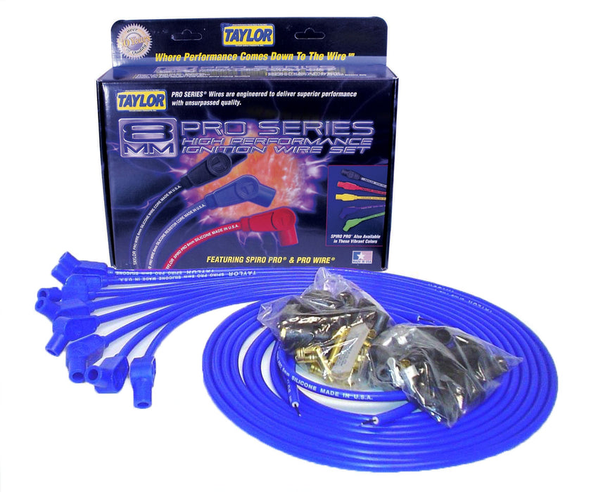 Taylor Cable 73653 8mm Spiro-Pro Ignition Wire Set - Truck Part Superstore