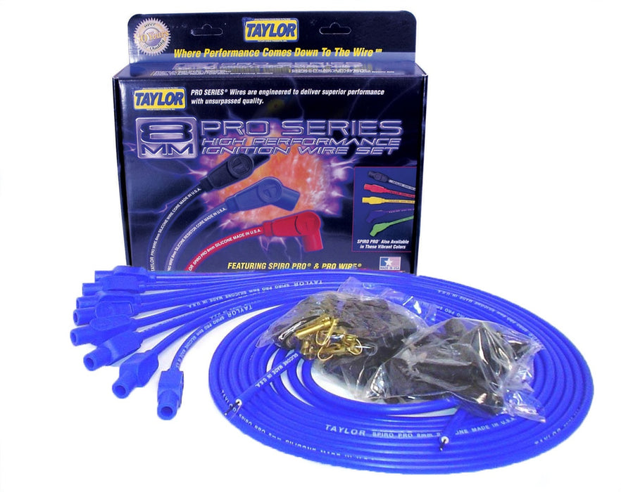 Taylor Cable 73655 8mm Spiro-Pro Ignition Wire Set - Truck Part Superstore