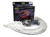 Taylor Cable 76928 8mm Pro Wire Ignition Wire Set; Race Fit; White; Over Valve Covers; - Truck Part Superstore