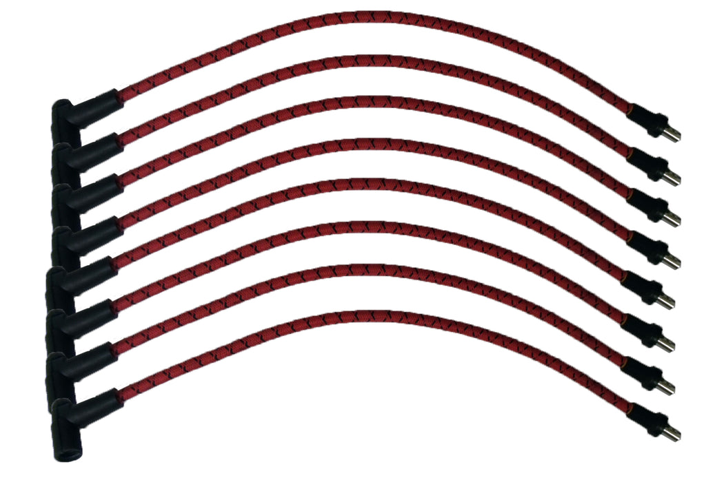 Taylor Cable 73051-C4R 7mm Spiro-Pro Cloth Ignition Wire Set - Truck Part Superstore