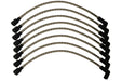 Taylor Cable 73055-C5G 7mm Spiro-Pro Cloth Ignition Wire Set - Truck Part Superstore