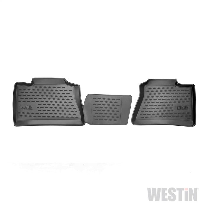 Westin 74-05-21011 Profile Floor Liners; 2 pc.; 3rd Row; Black; - Truck Part Superstore