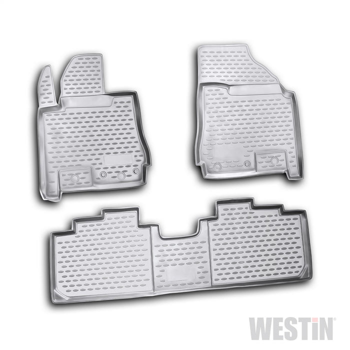 Westin 74-05-31007 Profile Floor Liners; 3 pc.; Front And Rear; Black; - Truck Part Superstore