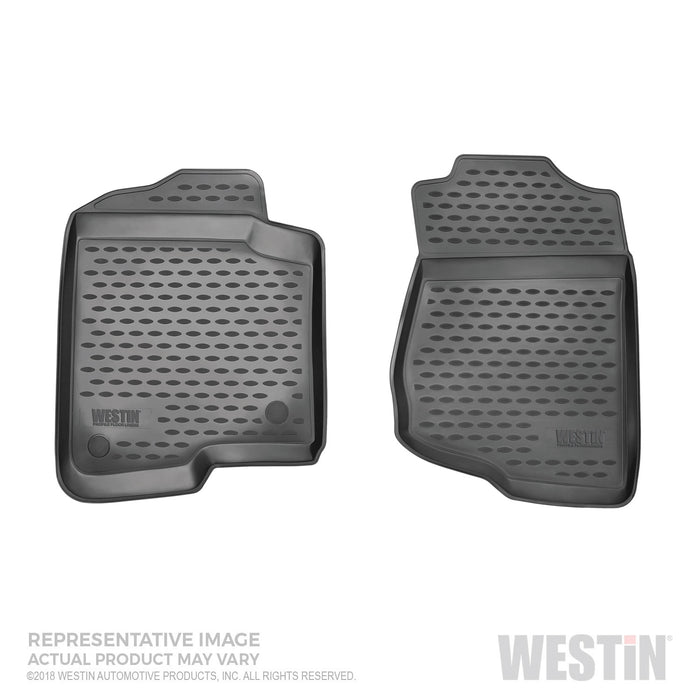 Westin 74-15-11025 Profile Floor Liners; Front; Black; - Truck Part Superstore
