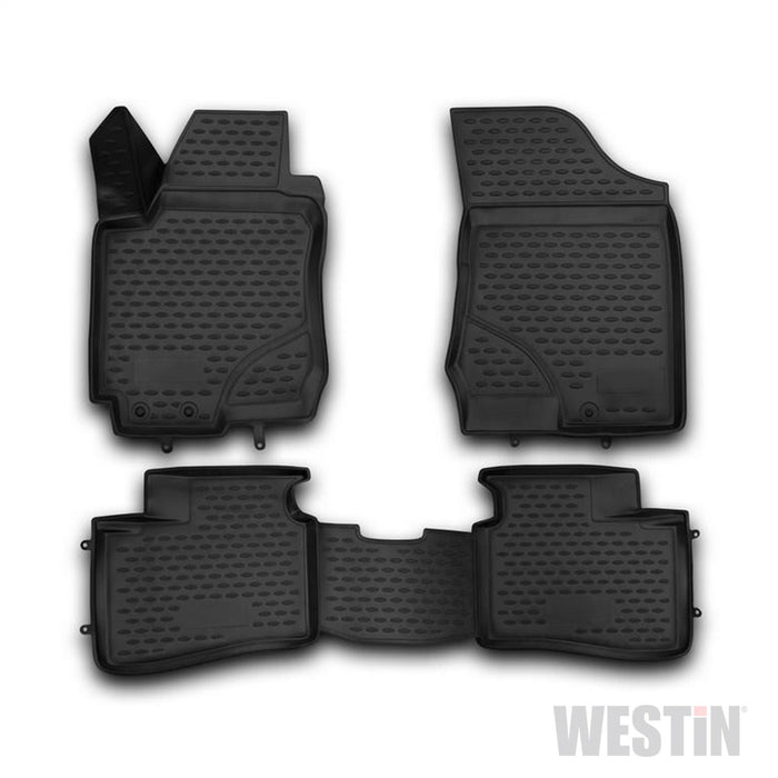 Westin 74-17-51050 Profile Floor Liners; 4 pc.; Front And Rear; Black; - Truck Part Superstore