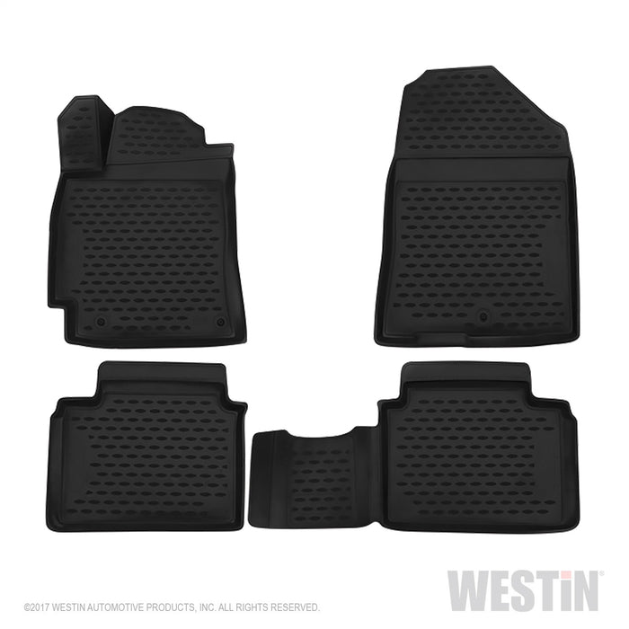 Westin 74-17-51052 Profile Floor Liners; 4 pc.; Front; Rear; Black; - Truck Part Superstore