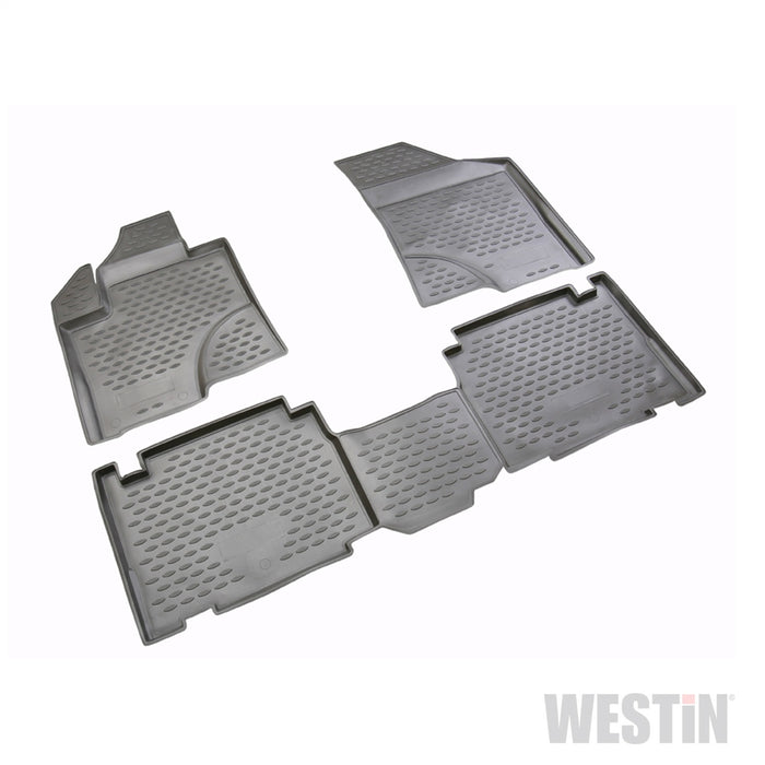 Westin 74-17-61014 Profile Floor Liners; 6 pc.; Front; Rear And Third Row; Black; - Truck Part Superstore