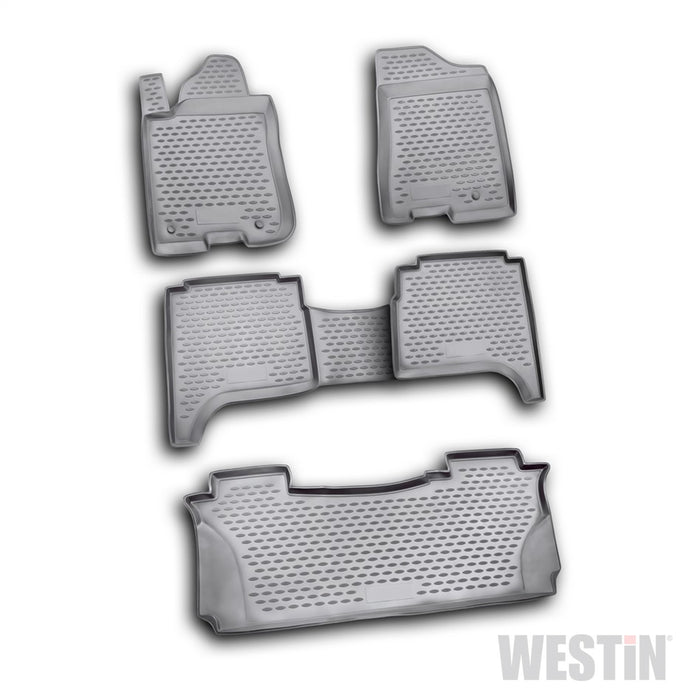 Westin 74-18-51003 Profile Floor Liners; 5 pc.; Front; Rear And Third Row; Black; - Truck Part Superstore