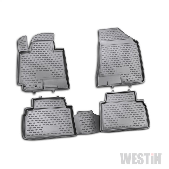 Westin 74-22-41049 Profile Floor Liners; 4 pc.; Front And Rear; Black; - Truck Part Superstore