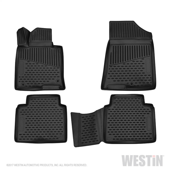 Westin 74-22-51049 Profile Floor Liners; 4 pc.; Front; Rear; Black; - Truck Part Superstore
